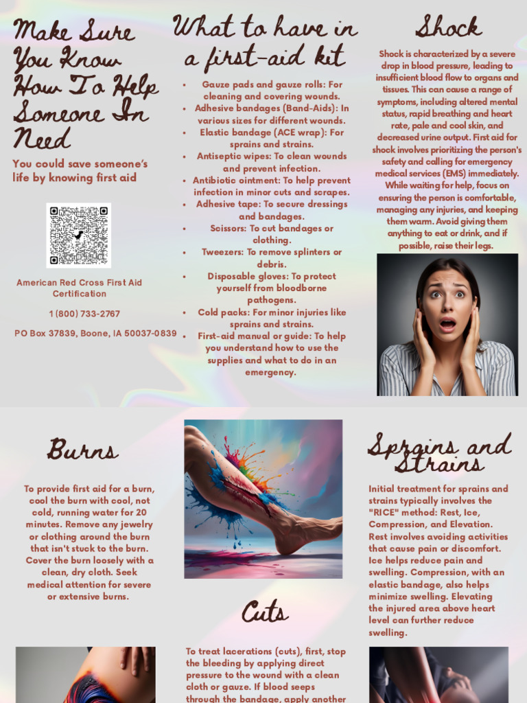 First Aid Essentials for Shock and Injuries | PDF | Wound | Clinical ...