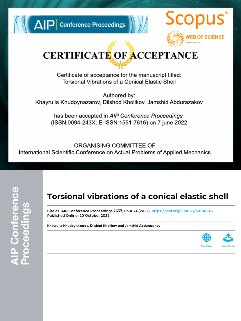 6.API Conference Proceedings (2022) | PDF | Equations | Stress (Mechanics)