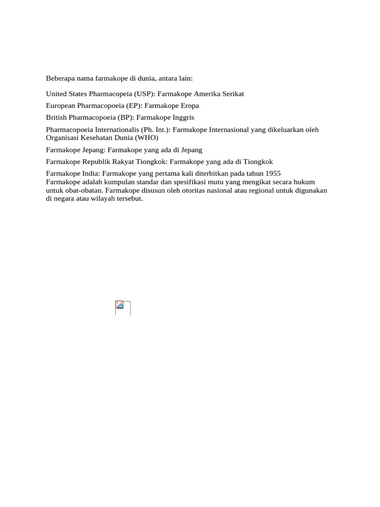 Farmakope Internasional dan …