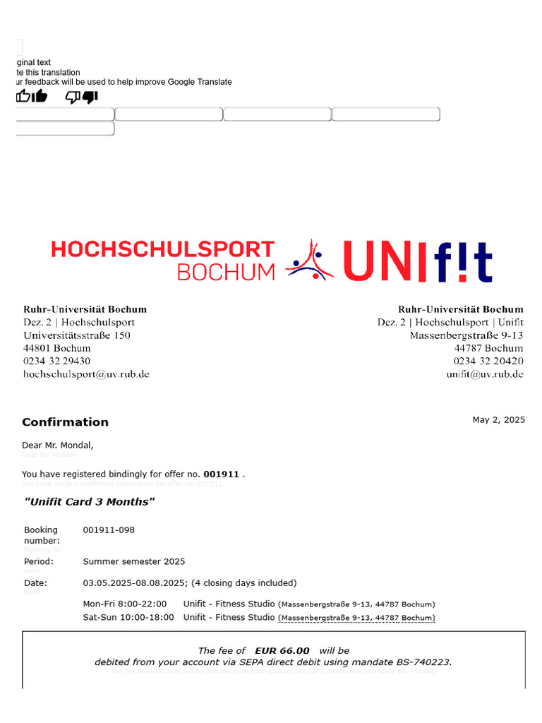 Confirmation | PDF