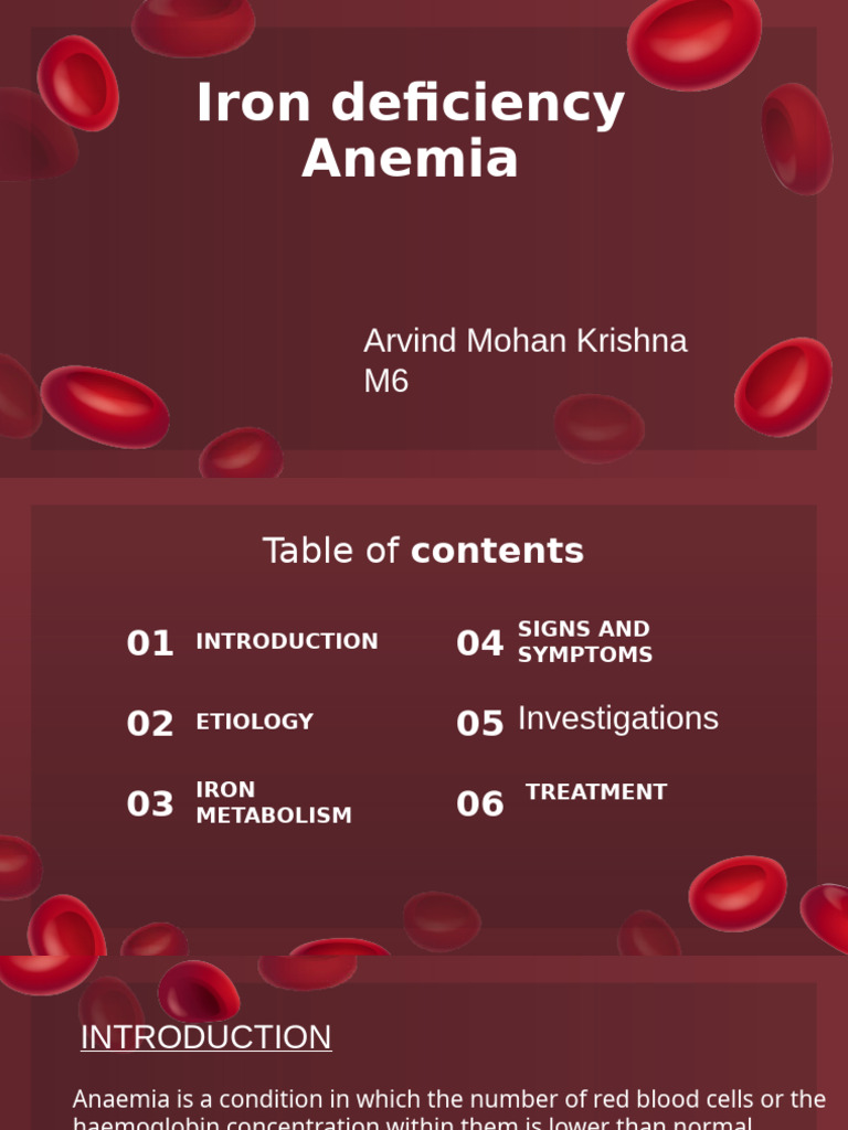 Iron Deficiency Anemia | PDF | Anemia | Clinical Medicine