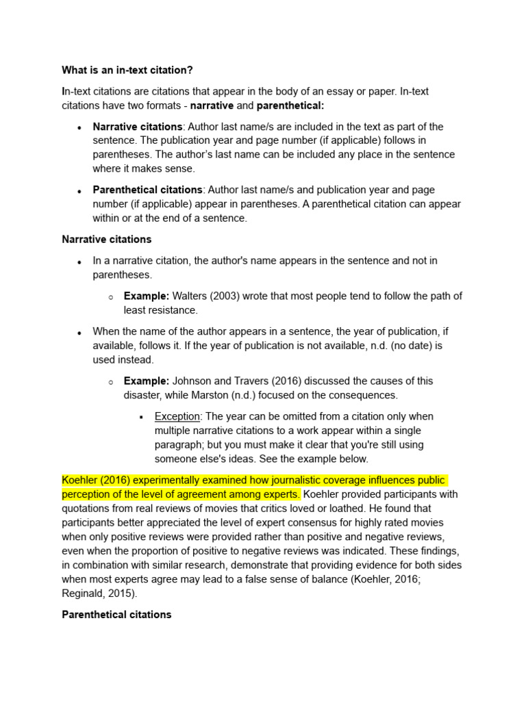 APA-IN-TEXT-CITATION-7TH-EDITION | PDF | Citation | Apa Style