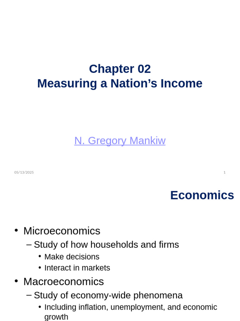 Measuring National Income and GDP | PDF | Gross Domestic Product ...