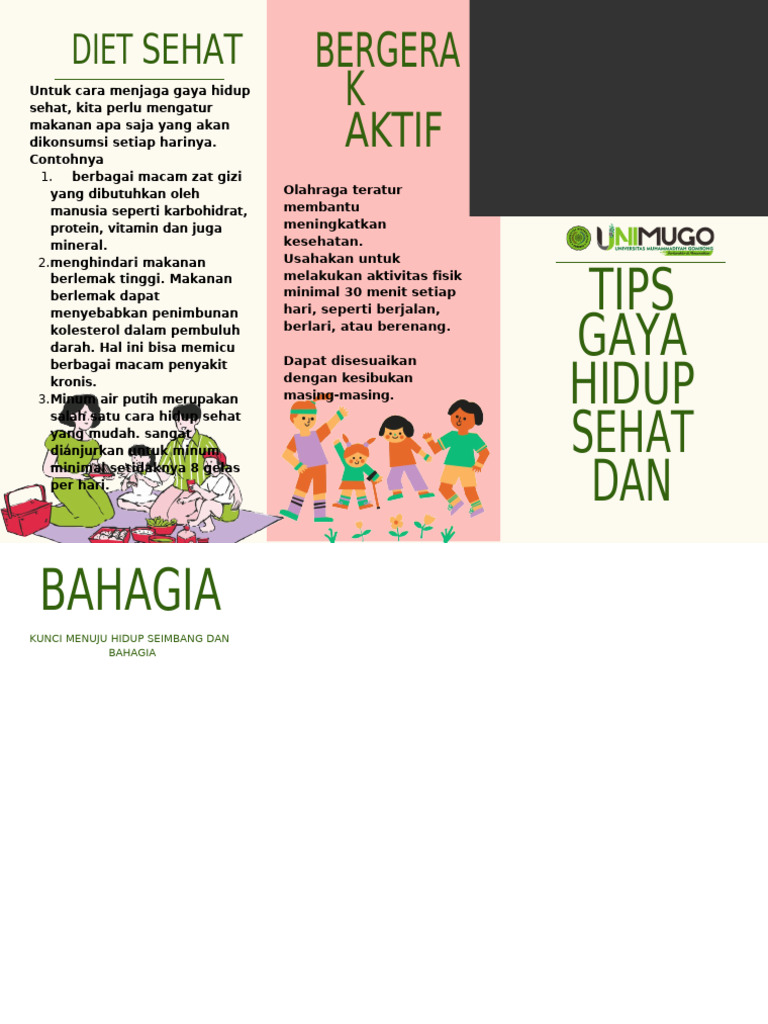 Tips Gaya Hidup Sehat Dan Bahagia | PDF
