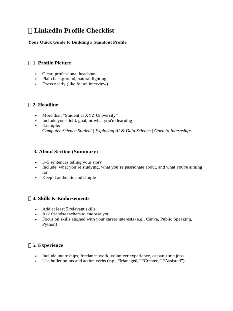 LinkedIn Profile Optimization Guide | PDF | Learning | Human Communication