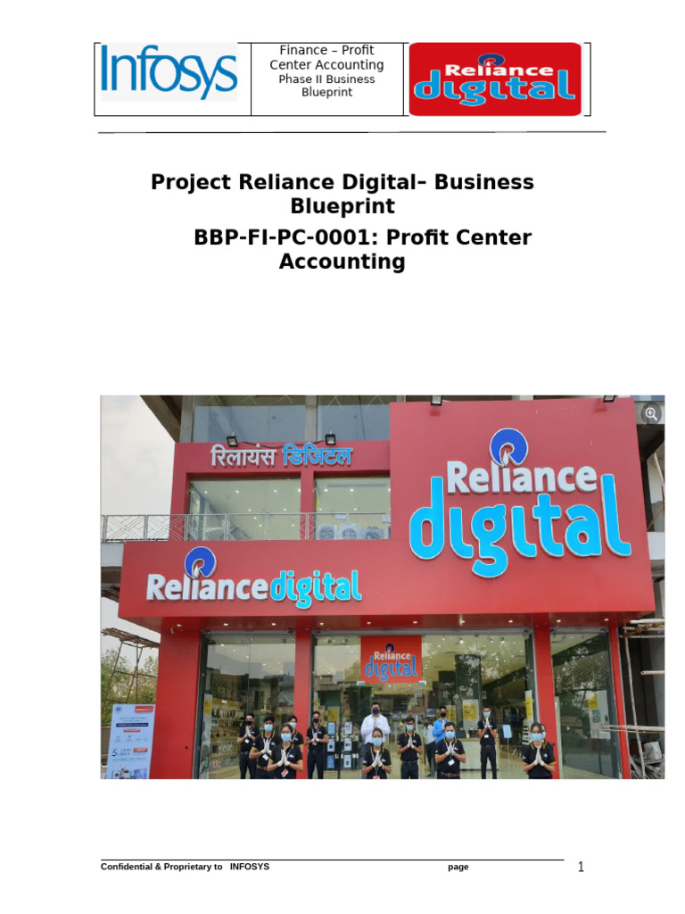 1.7 TO - BE Profit Center Accounting | PDF | Profit (Economics ...