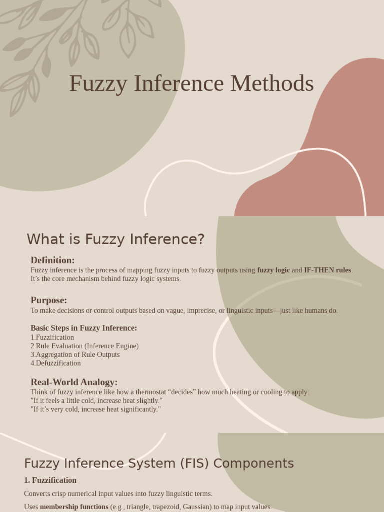 Pros and Cons of Mamdani Method | PDF | Fuzzy Logic | Artificial ...