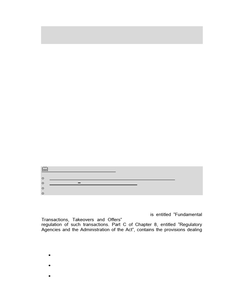 Creditor Protection in Mergers Under Act 71 | PDF | Mergers And ...