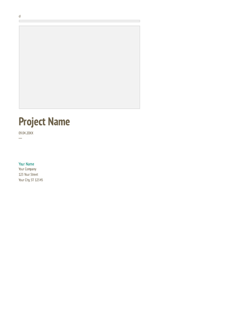 Project proposal - Google Docs | PDF