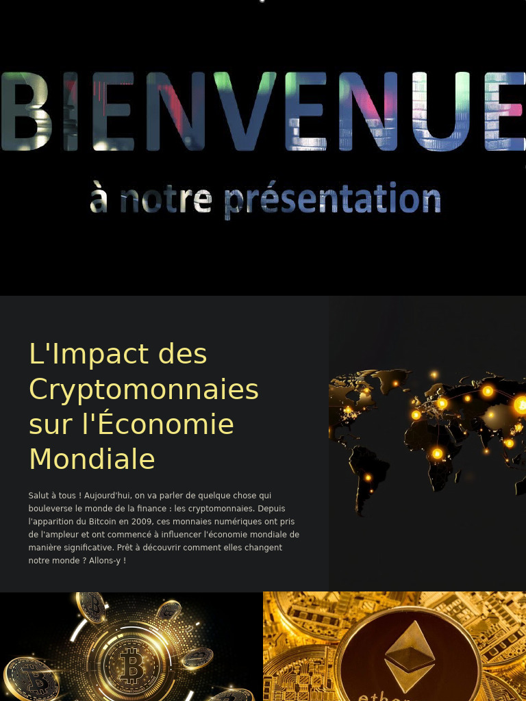 LImpact Des Cryptomonnaies Sur LEconomie Mondiale | PDF | Crytomonnaies |  Bitcoin