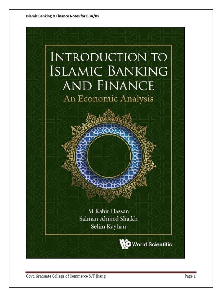Islamic Banking & Finance Study Guide | PDF | Islamic Banking And ...