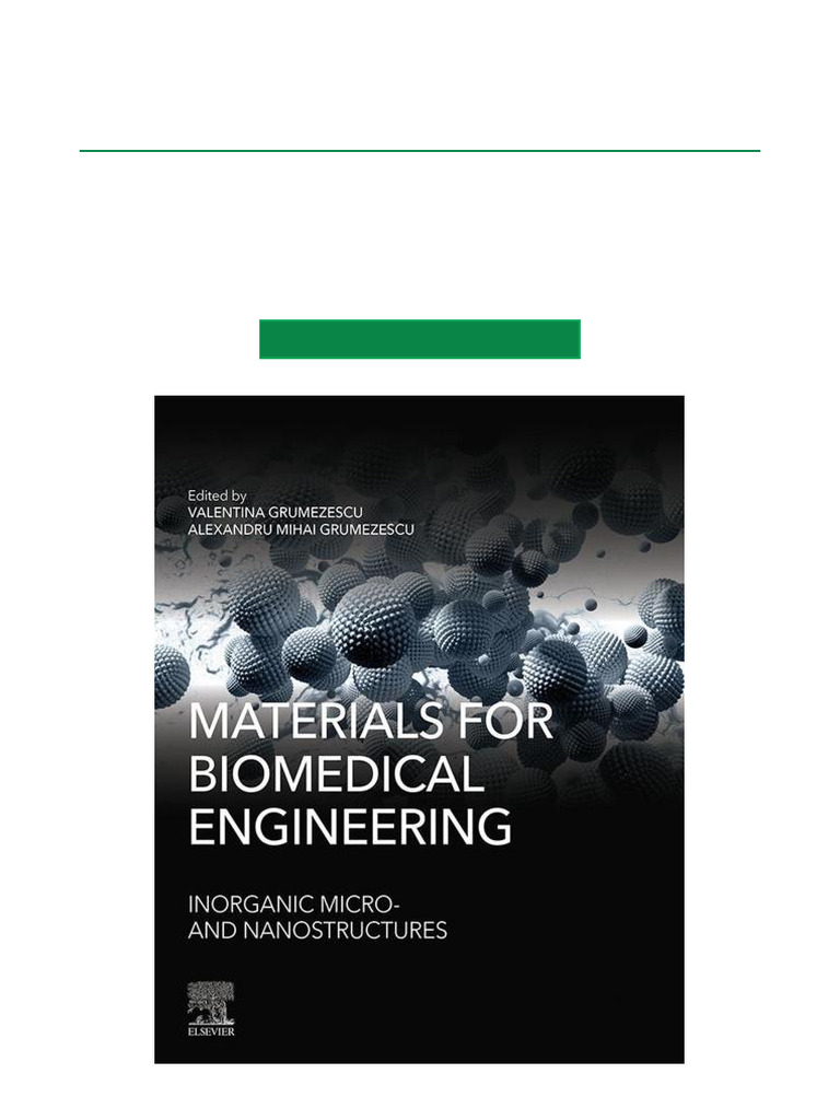 Top Ranking Materials For Biomedical Engineering Inorganic Micro and ...