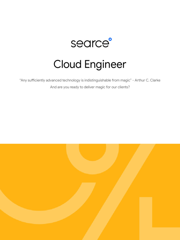 Cloud Engineer Role at Searce | PDF | Cloud Computing