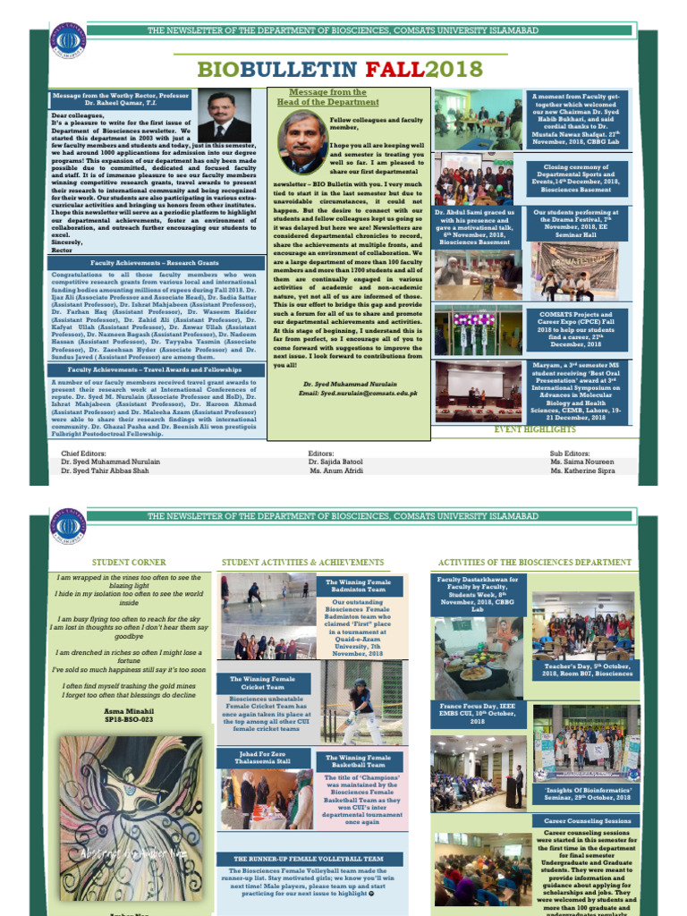 BIO Newsletter Fall 2018 | PDF