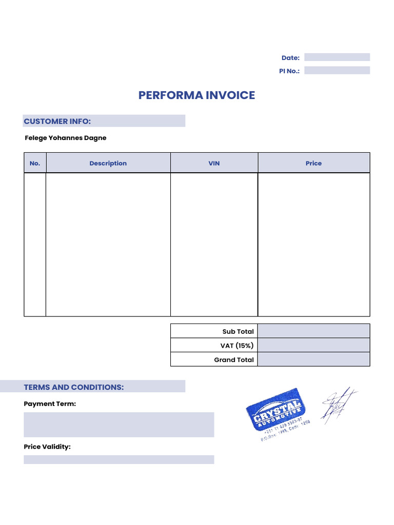 Crystal Performa New | PDF