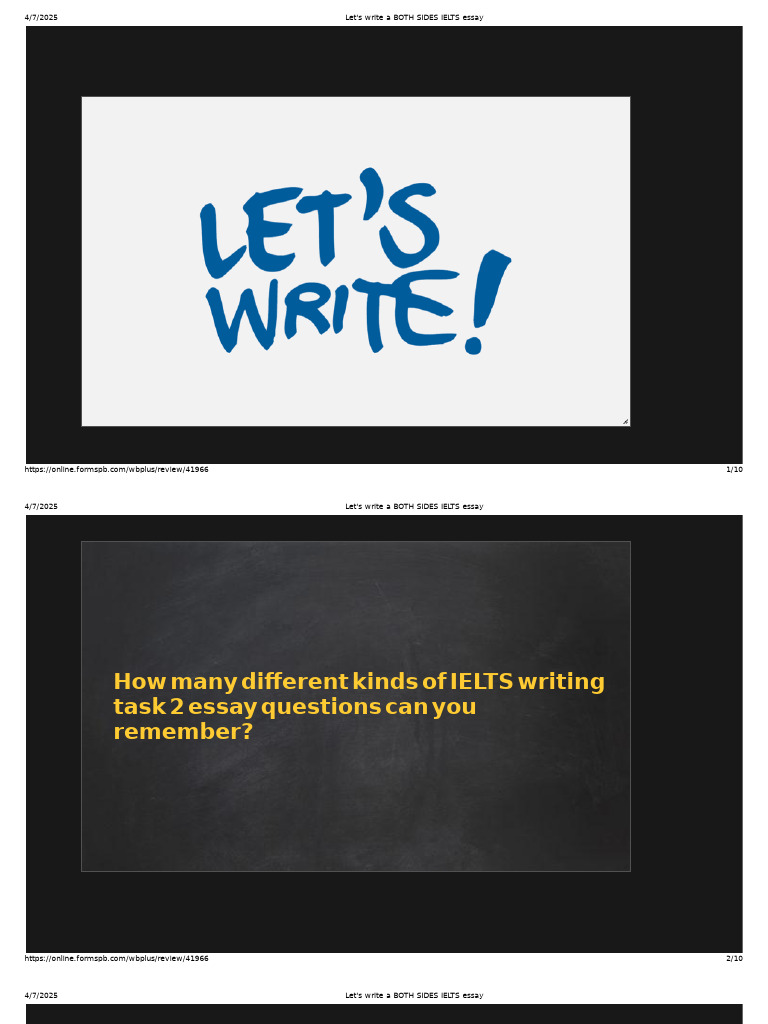 Write a Balanced IELTS Essay Guide | PDF | Essays