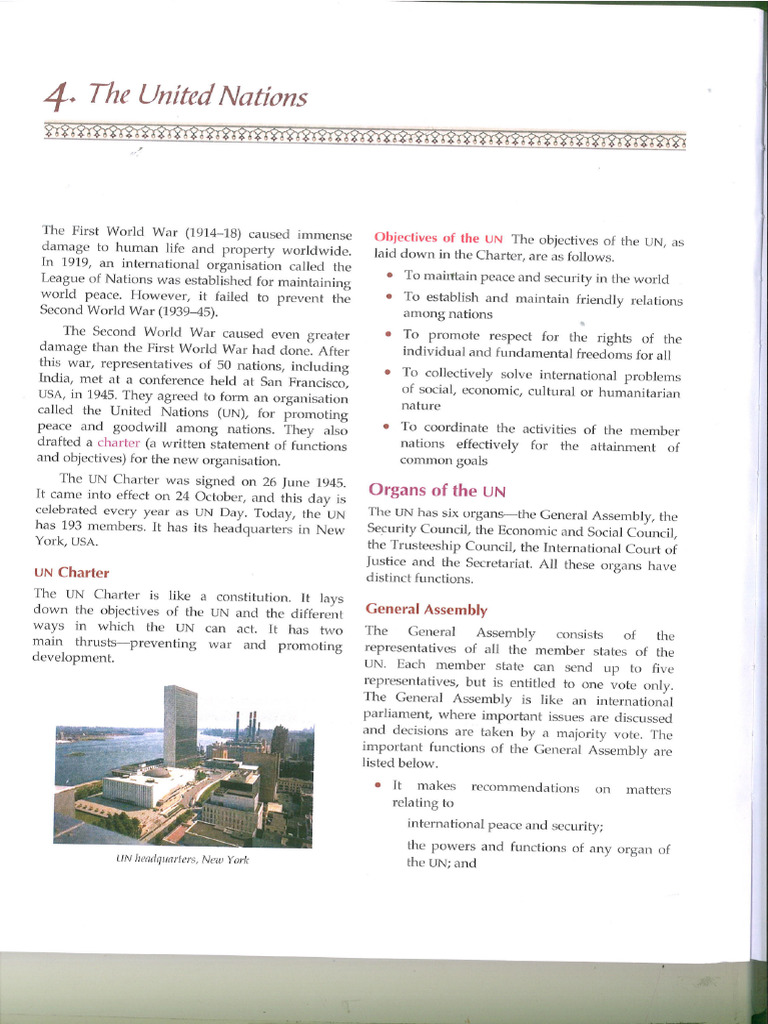 4. ocr The United Nations | PDF | United Nations | International Relations