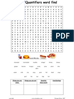 Food Word Search