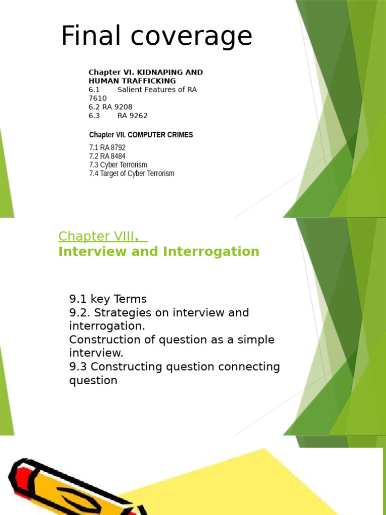 Final Coverage in Special Crime Investigation | PDF | Cybercrime ...