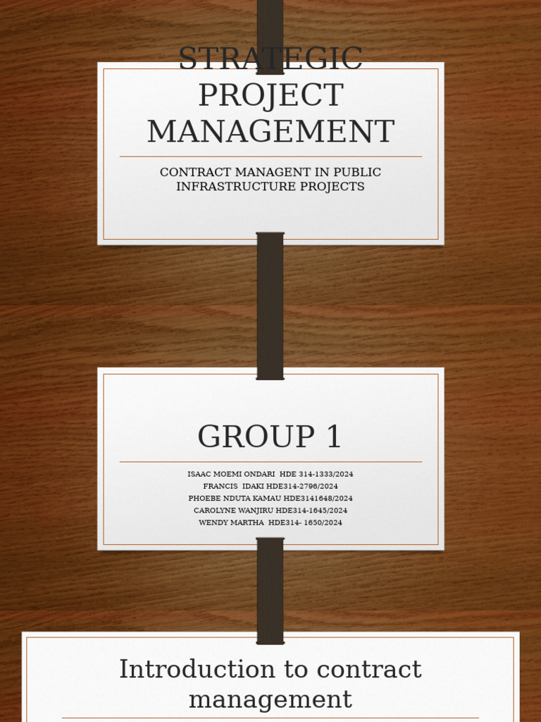 Contract Management in Public Projects | PDF | Regulatory Compliance ...