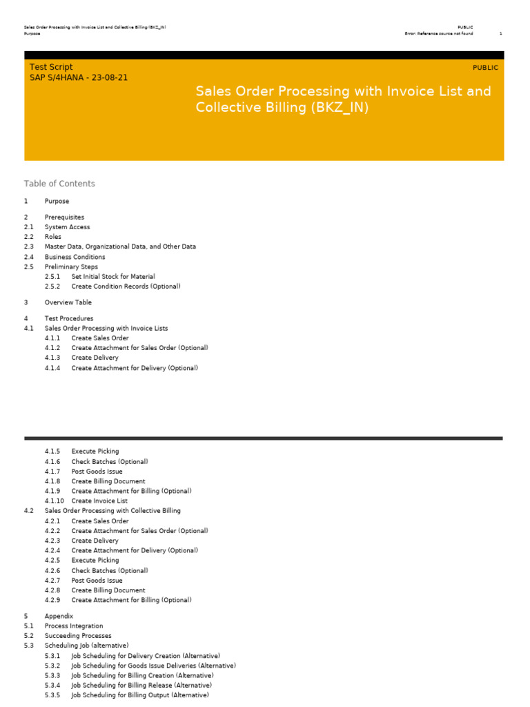 BKZ S4hana2021 BPD en in | PDF | Invoice