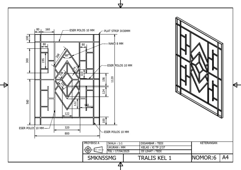 Job Tralis Kel 1-3 | PDF