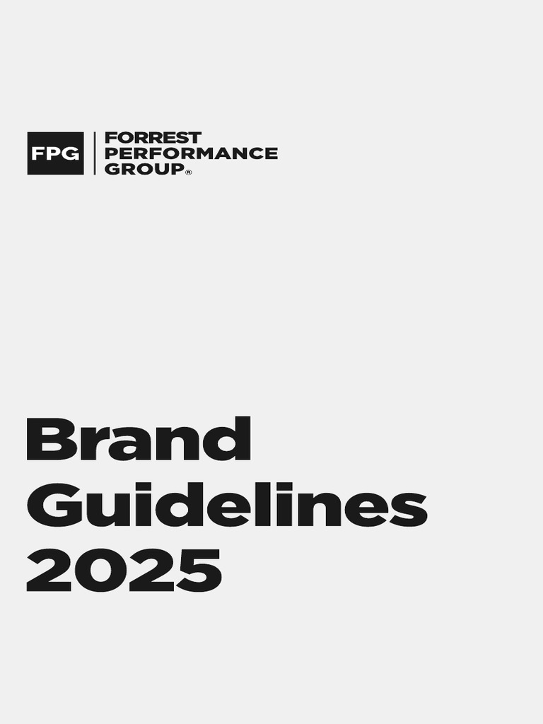 FPG Brand Guidelines 2025: Colors & Typography | PDF | Graphic Design ...