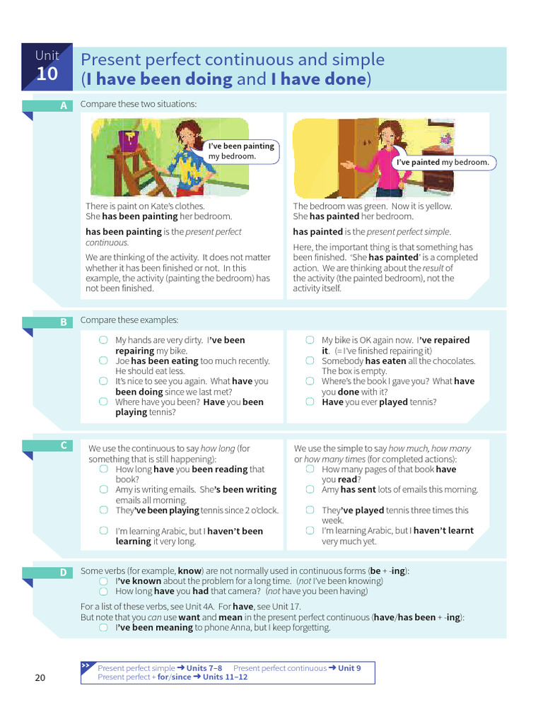 Present Perfect: Simple vs Continuous | PDF