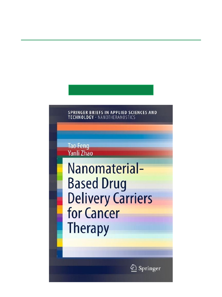 Bestseller List Nanomaterial Based Drug Delivery Carriers For Cancer ...