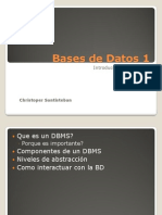 (BD1) 3. Introduccion A Los DBMS