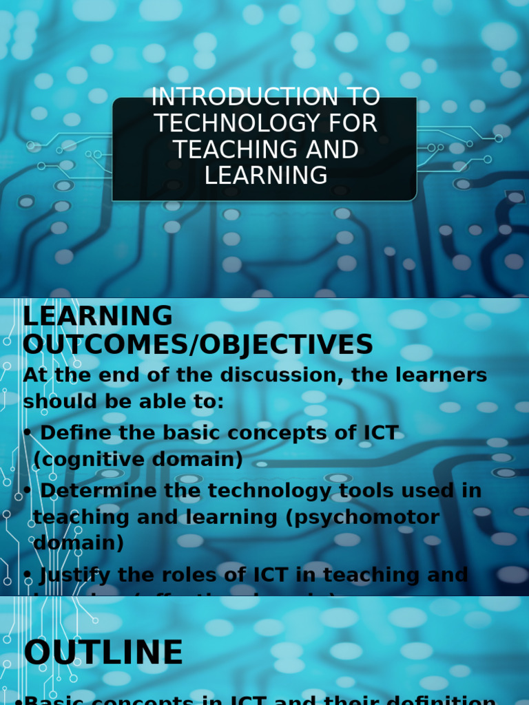 Technology in Teaching and Learning | PDF | Educational Technology ...