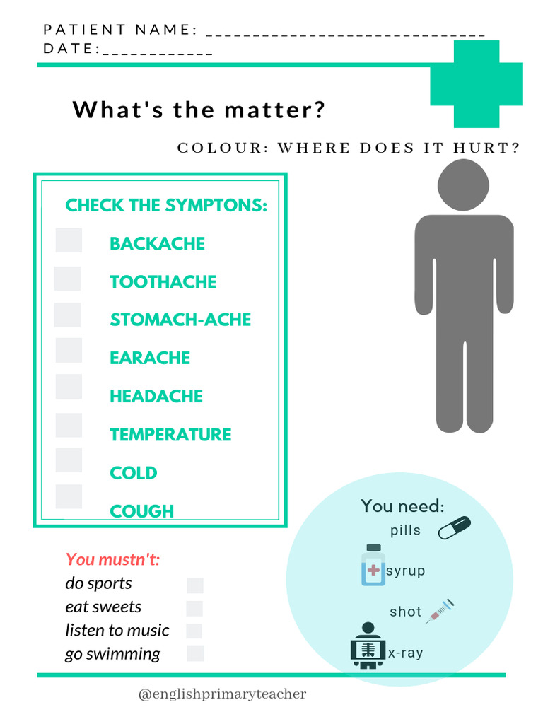 Patient Symptom Checklist Template | PDF