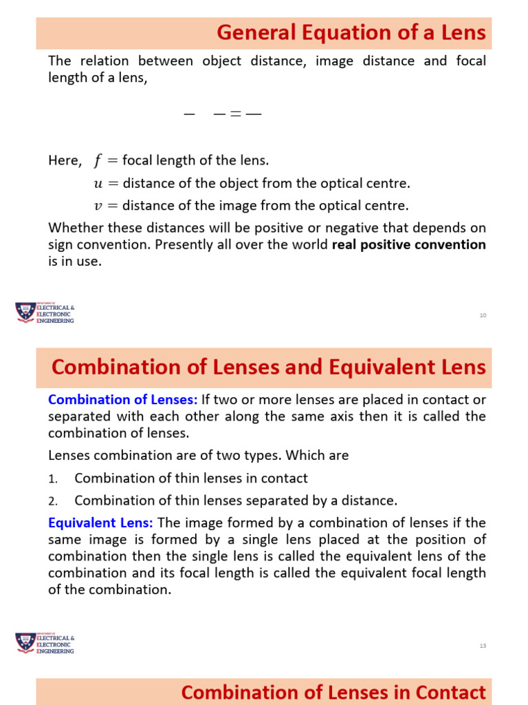 Lec 7 | PDF | Light | Imaging