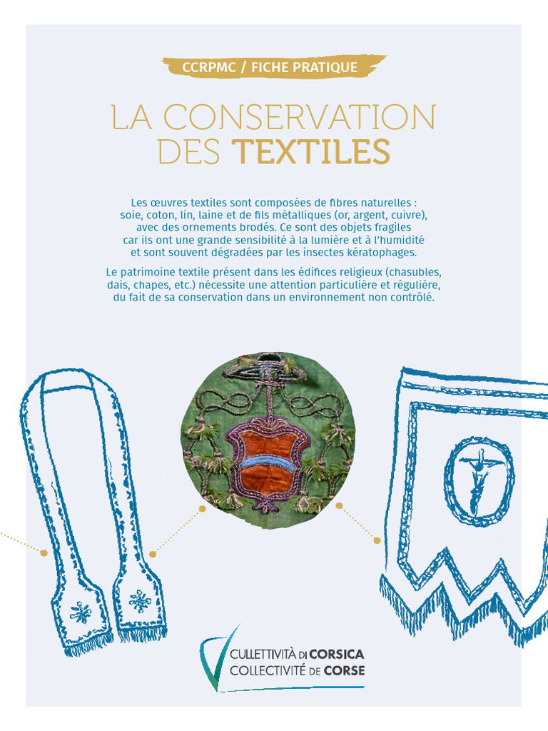 Conservation des textiles fragiles | PDF | Les textiles
