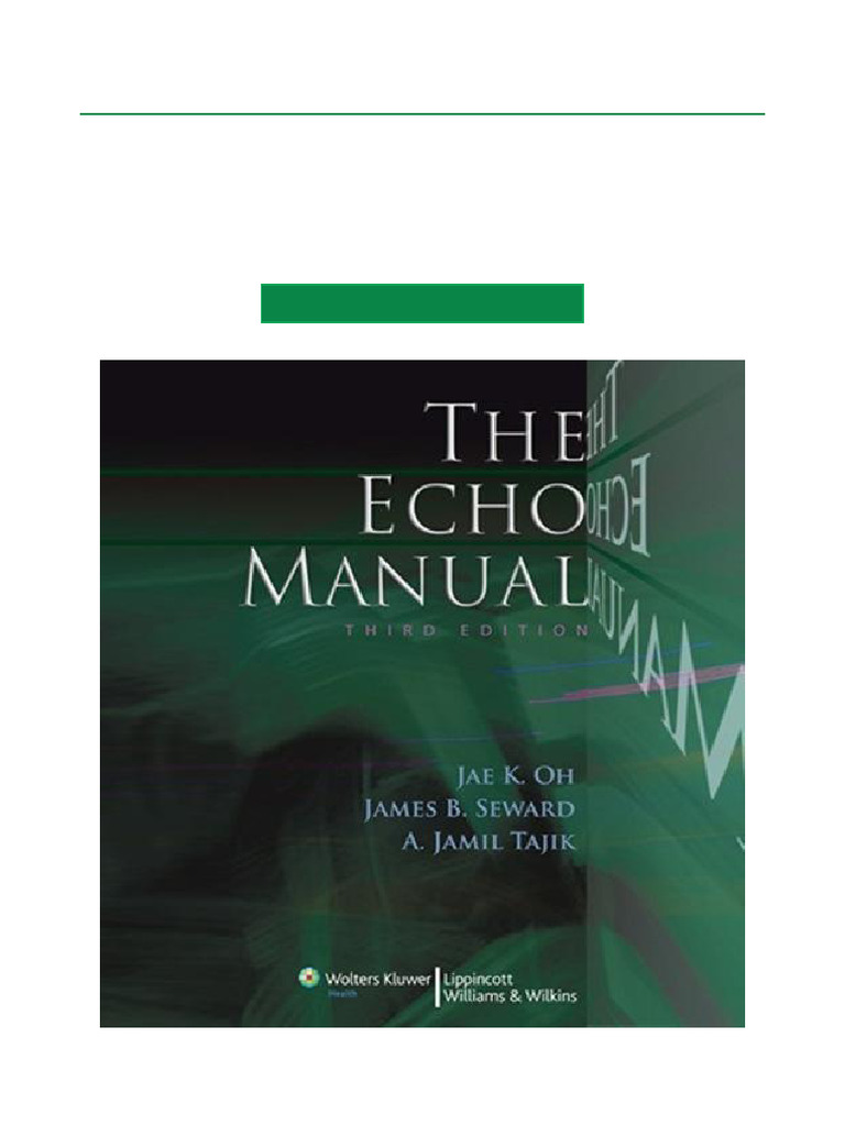 The Echo Manual - 3rd Edition PDF | PDF