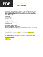 Annual Turnover Declaration Letter | PDF | Taxes | Signature