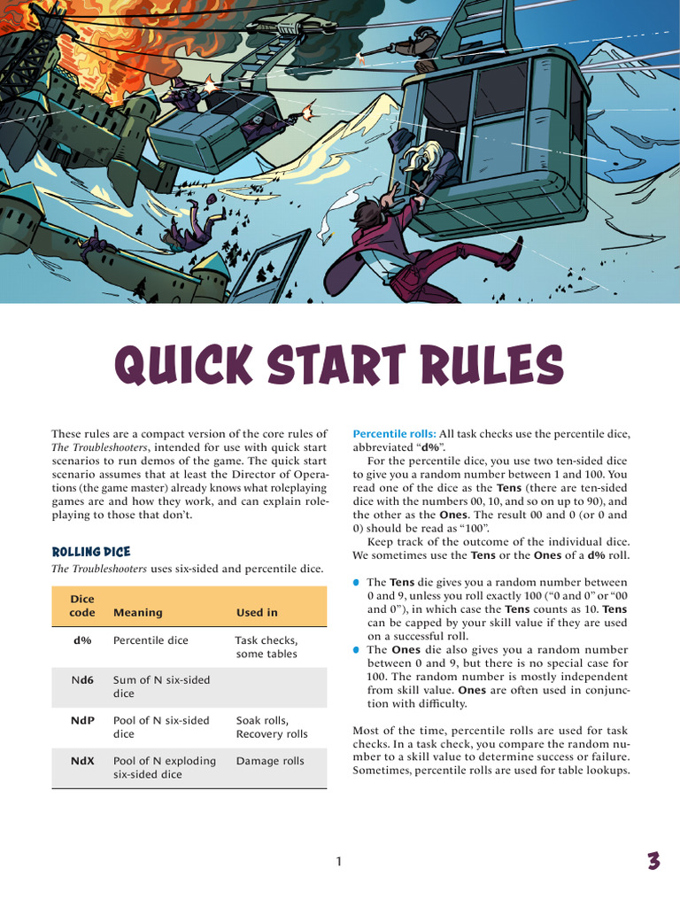 Quickplay Rules en 20220130 | PDF | Dice