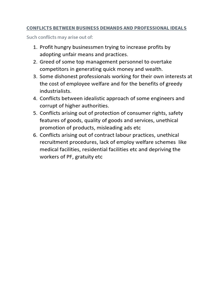 Unethical Business Practices Explained | PDF