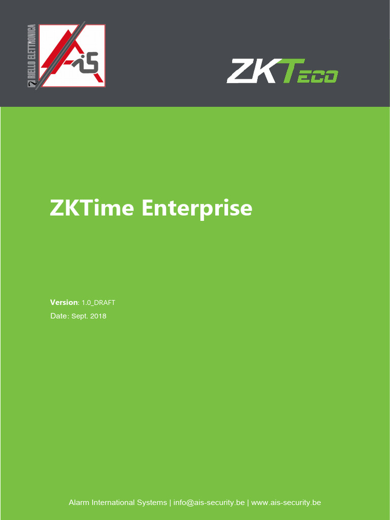 Guide d'utilisation de ZKTime Enterprise | PDF | Microsoft Windows ...