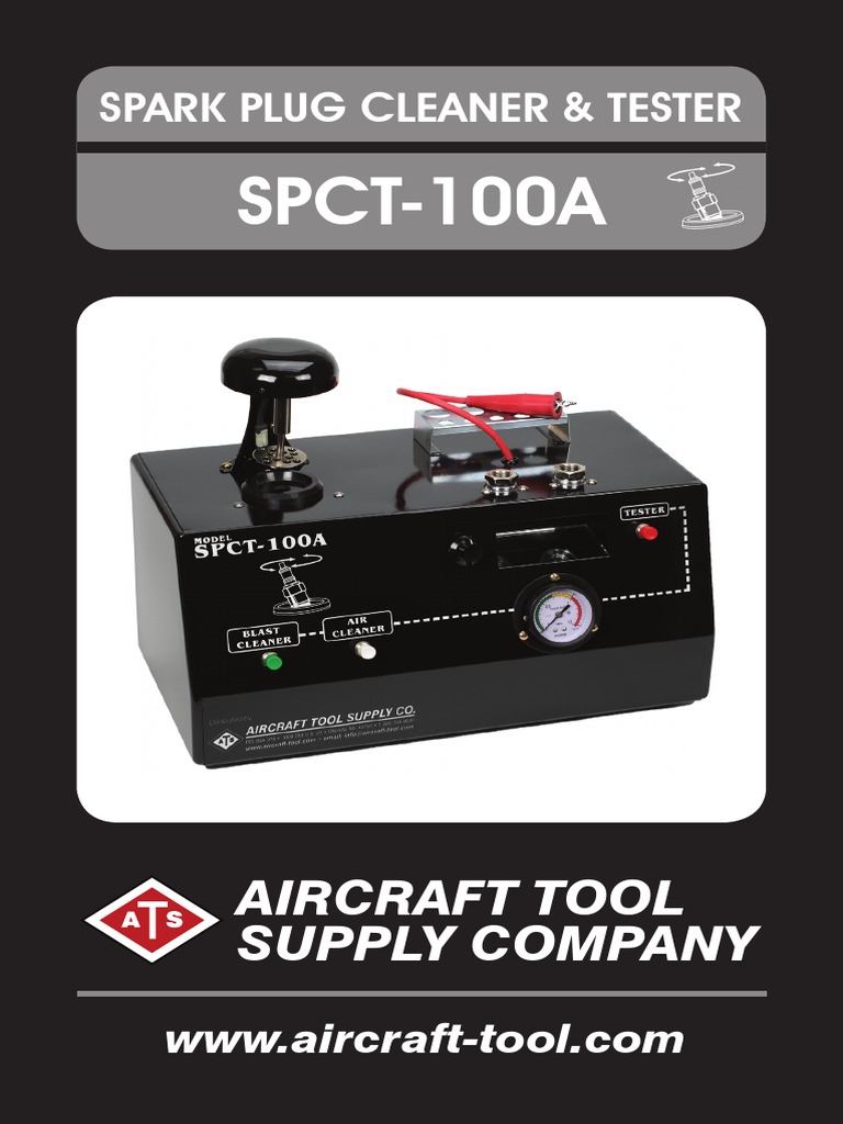 SPCT-100A Spark Plug Cleaner Manual | PDF | Electromagnetic ...