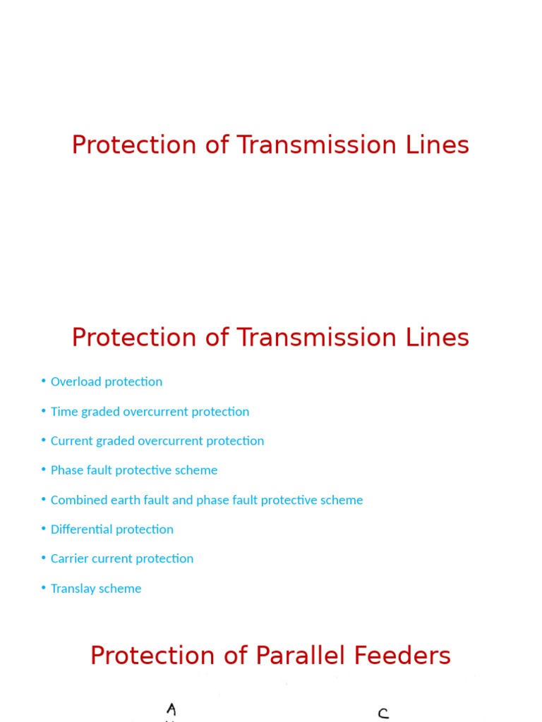 Protection of Transmission Lines | PDF | Transmission Line | Relay