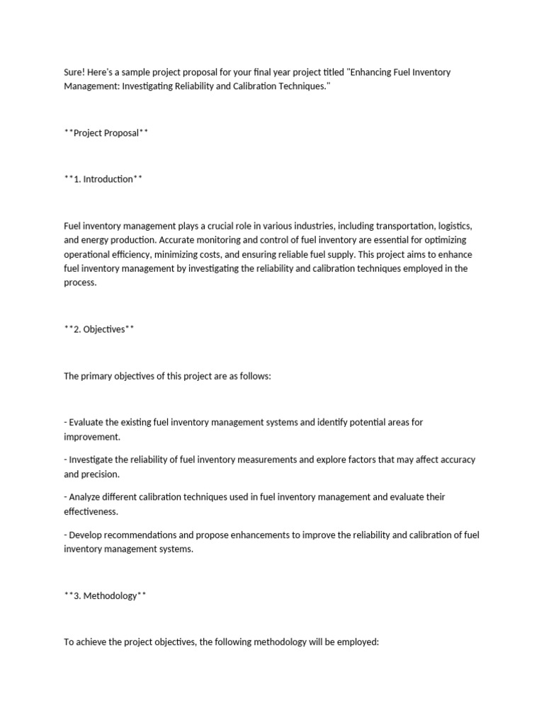 Enhancing Fuel Inventory Management | PDF | Calibration | Inventory
