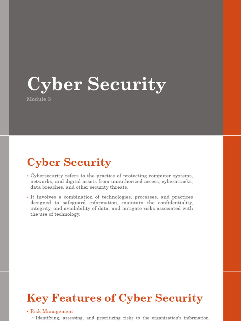 Module 3 Cyber Security | PDF | Security | Computer Security
