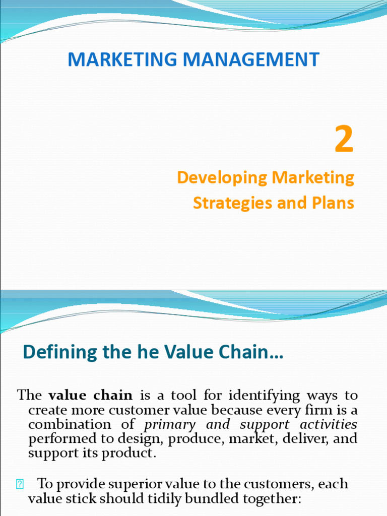 Marketing Management (Chapter 2) | PDF | Marketing | Swot Analysis