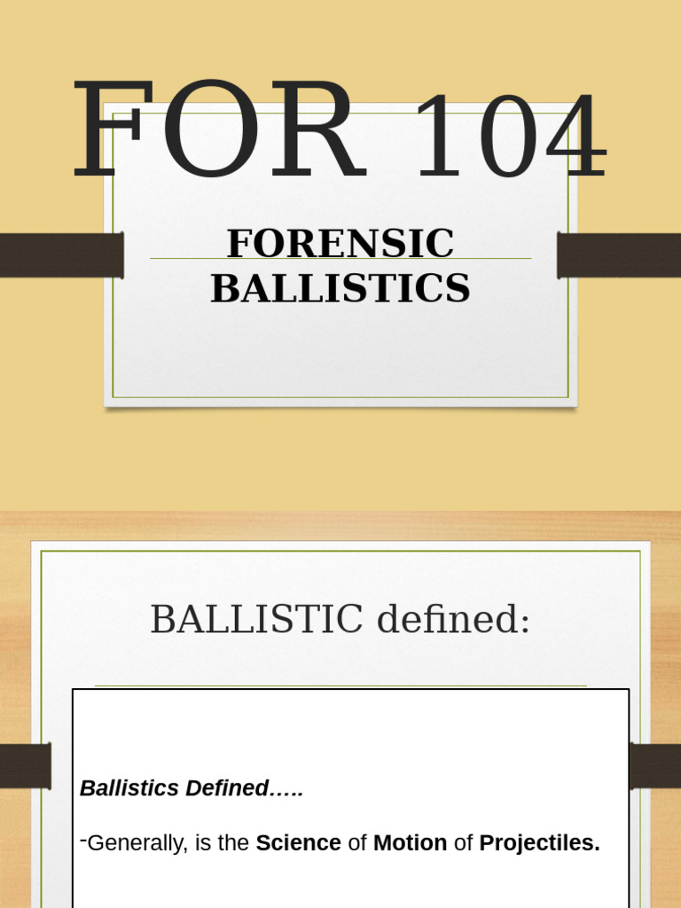 Forensic Ballistics Overview and Analysis | PDF | Firearms | Gun Barrel