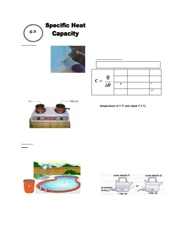 Understanding Heat Capacity Concepts | PDF | Heat | Heat Capacity