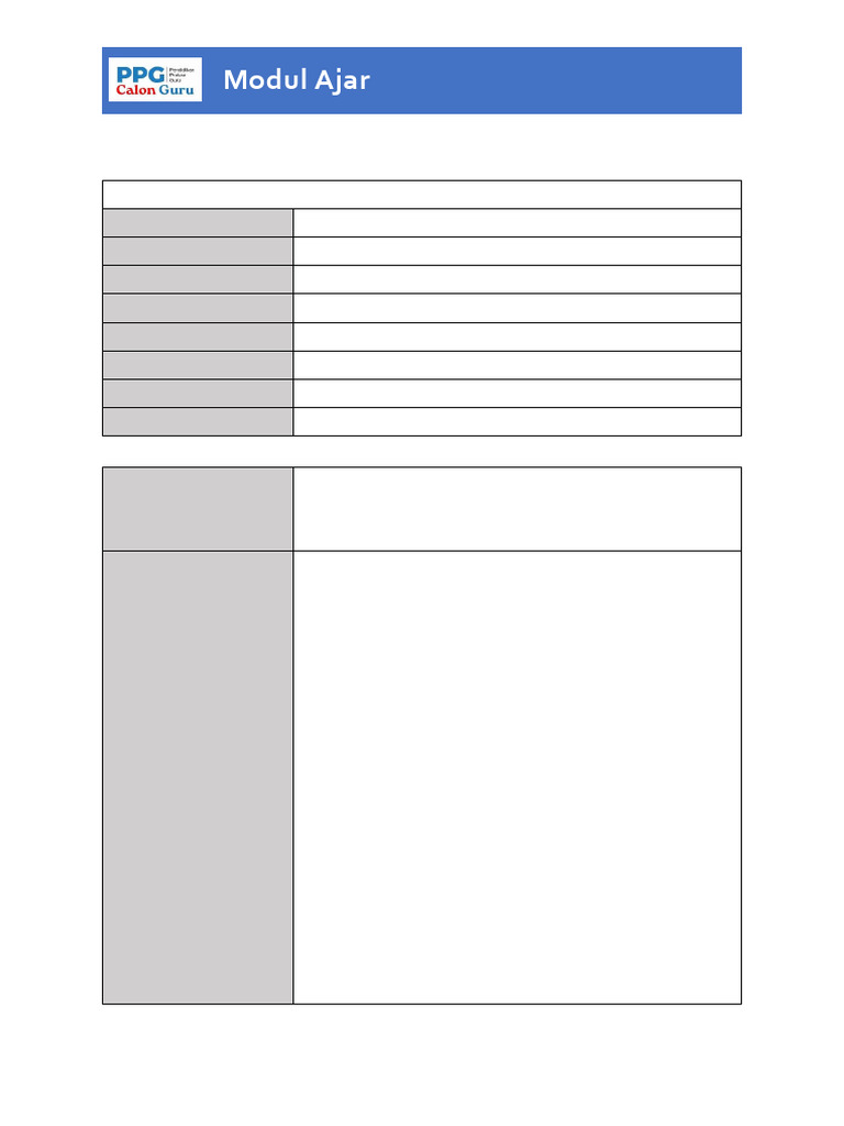 Modul Ajar 1 | PDF