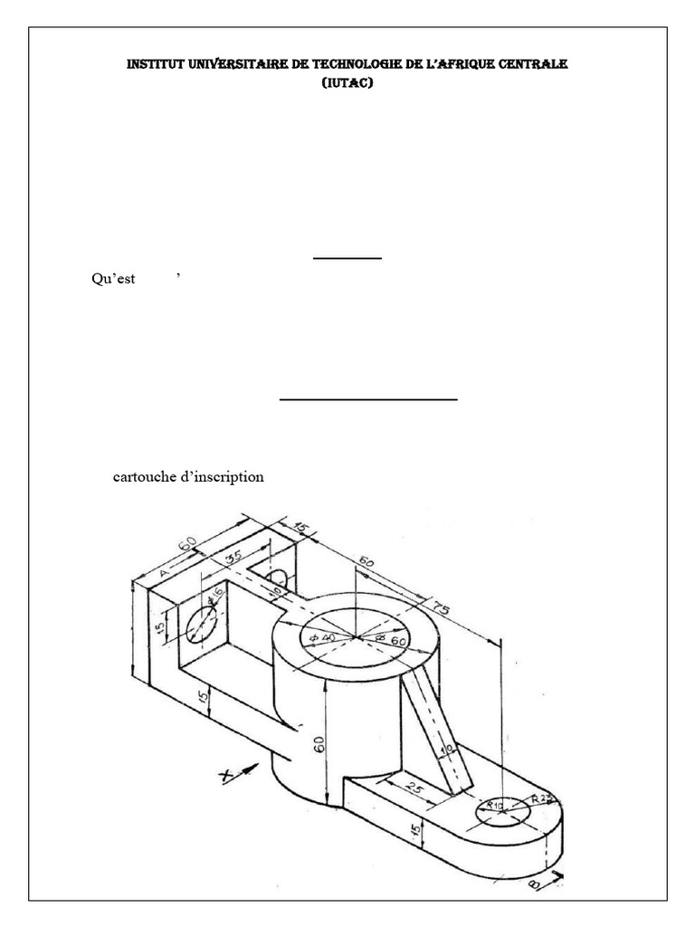 Dessin Technique en Génie Mécanique | PDF