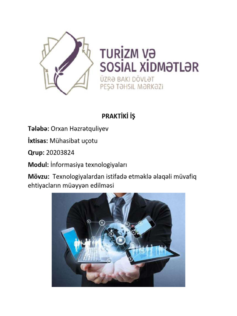 İnformasiya Texnologiyaları Orxan 1 | PDF