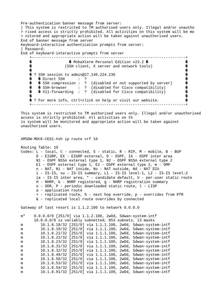 MobaXterm 27.146.224.230admin 20250508 094919 | PDF | Secure Shell |  Telecommunications